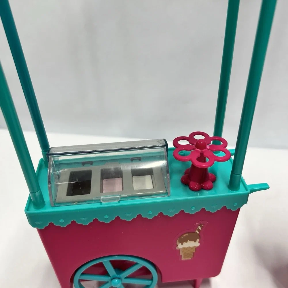 KID CONNECTION  Ice Cream Stand/Cart Play‎ Set (Lot of 2) 11.5 x 5 inches